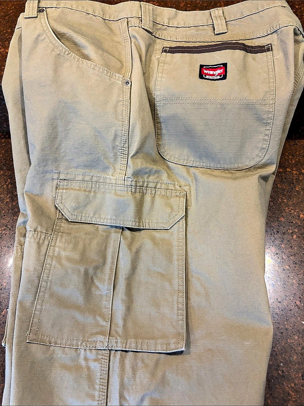 Wrangler Cargo Pants Cotton Waist 42x32